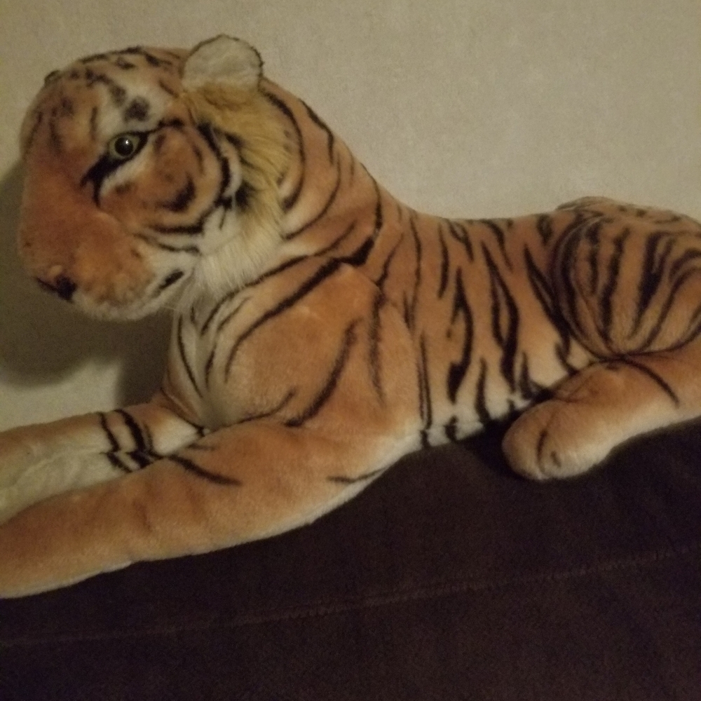 Large stuffed Tiger